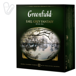 Чай Гринфилд черный с аром.бергамота Earl Grey Fantasy (100 пак./уп.) - Фото 2