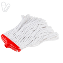 Моп мотузковий для мокрого прибирання, червоний, PRO Standard