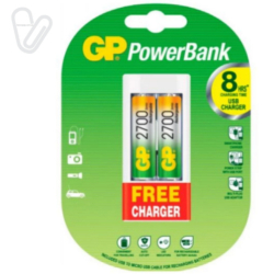 Зарядний пристрій + 2 акам GP U211 2*AA2100 mAh ReCyko+ (кабель)