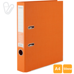 Папка-регистратор А4 двухстор., 5см, Axent, оранжевый - Фото 3