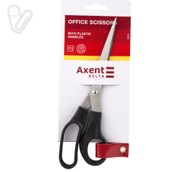 Ножницы, 21 см, черные, блистер AXENT - Фото 4
