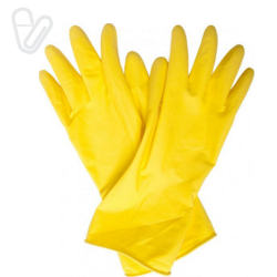 Перчатки универсальные желтые М Buroclean - Фото 4