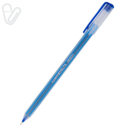 Ручка масляная DB 2059, синяя - Фото 3