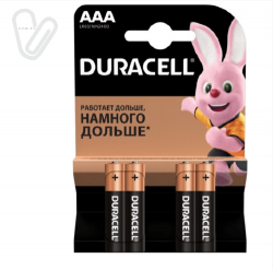 Батарейки ААА Duracell LR-03 MN 2400 (4шт.) - Фото 2