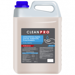 Засіб дезинфікуючий для рук та поверхонь 5л Clean Pro