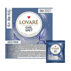 Чай чорний 50 пак. Lovare EARL_GREY Бергамот