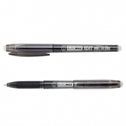 Ручка гелева "Пиши-Стирай" EDIT, чорна 0,7 мм. 