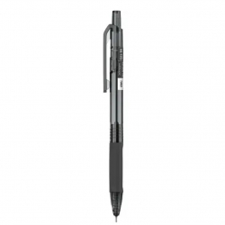 Ручка масляна автом. 0,7мм чорний EQ21-BK Deli