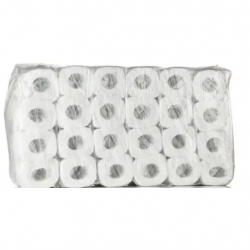 Папір туалетний білий 2-шаровий 15 м (48рул/уп) Papero - Фото 2