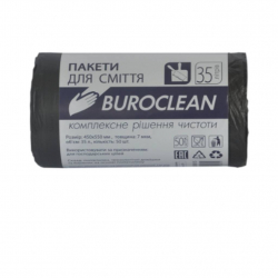 Пакети д/сміття 35л 45*55см чорні (50шт.) BuroClean ECO - Фото 3