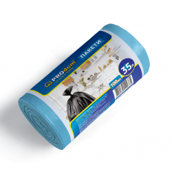 Пакети д/сміття Продом 35л 45*55см, сині (100шт) - Фото 2