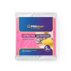 Серветки вологопогл.. Prodom 16х16 5 шт/уп
