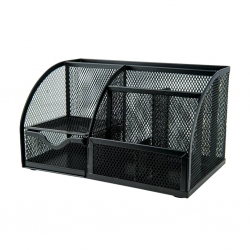 Підставка-органайзер 220*140*130мм метал. Axent, черная