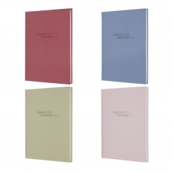 Блокнот 80л кліт. А5 тверда обкл. офсет, Morandi