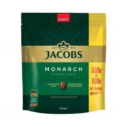 Кава розчинна Якобз Монарх м`яка упак. 400г