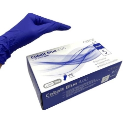 Рукавички нітрілові S Ceros (100шт./уп.), сині