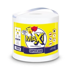 Рушники паперові 2-шар. білі Maxi Super 600 1 рул (296 л)