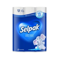 Рушник паперовий Selpak 3-шар. (12рул./пак.)